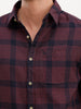 Comfort Fit Checkered Shirt | Red