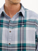 Comfort Fit Full Sleeve Checkered Shirt | Green