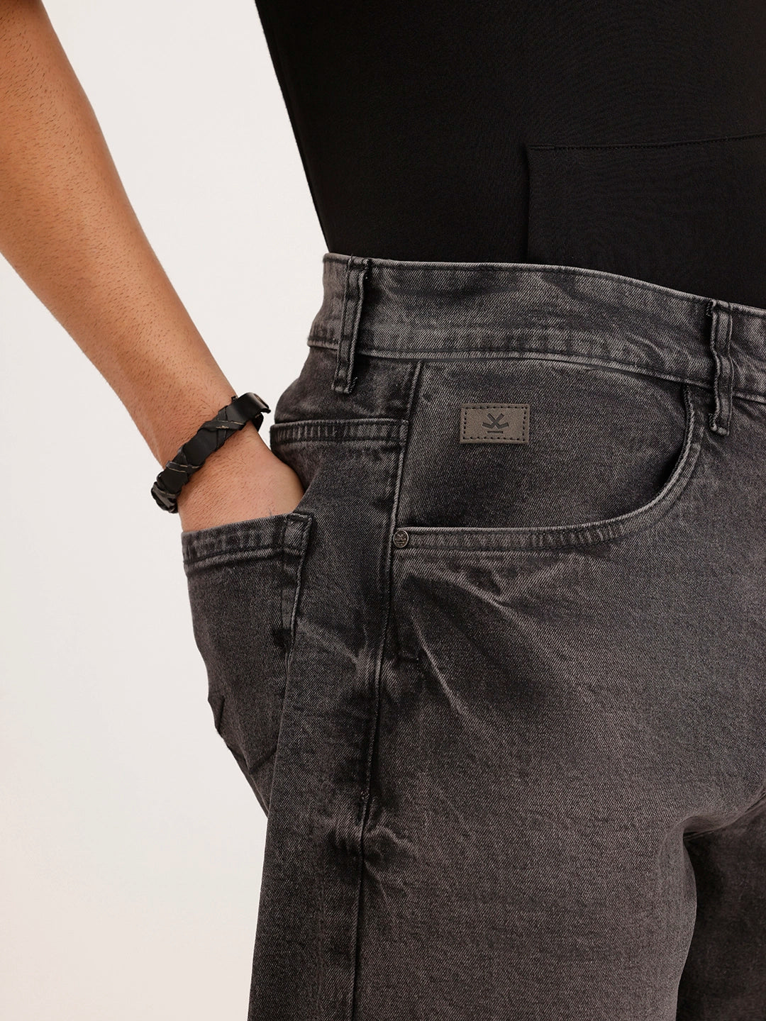 Anti Fit Faded Denim Jeans | Grey