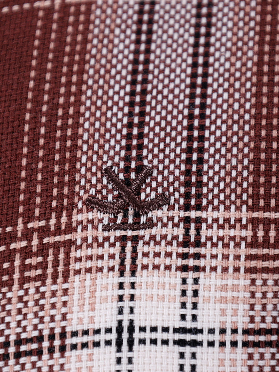 Comfort Fit Checkered Shirt | Brown