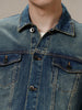 Solid Denim Trucker Jacket