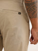 Solid Straight Fit Trouser | Beige
