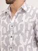 Regular Fit AOP Shirt | Grey