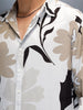 Floral Printed Comfort Fit Casual Shirt | Off White