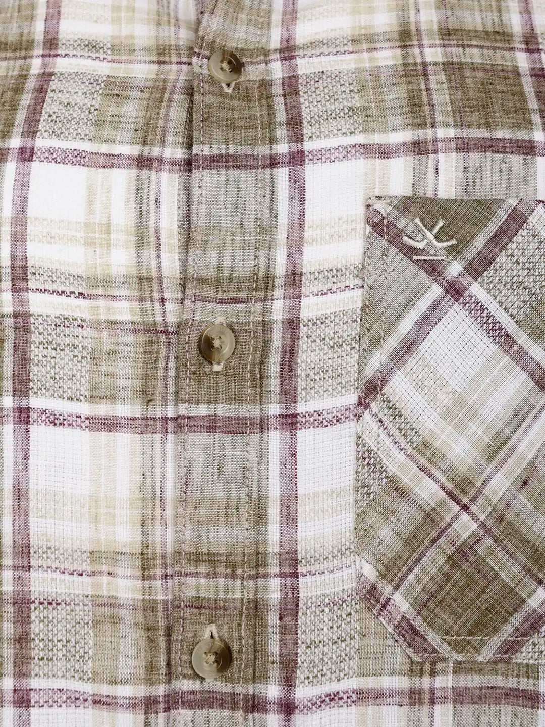 Classic Regular Fit Checkered Shirt | Green