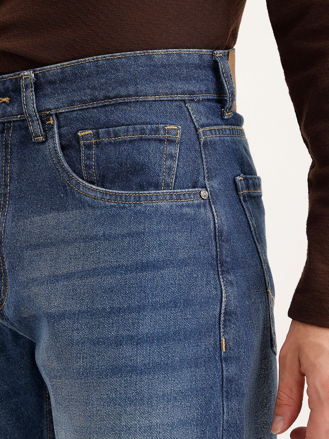 Faded Anti Fit Denim Jeans | Light Blue