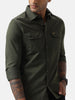 Premium Olive Solid Shirt