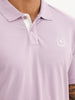 Solid Slim Fit Polo T-Shirt | Purple