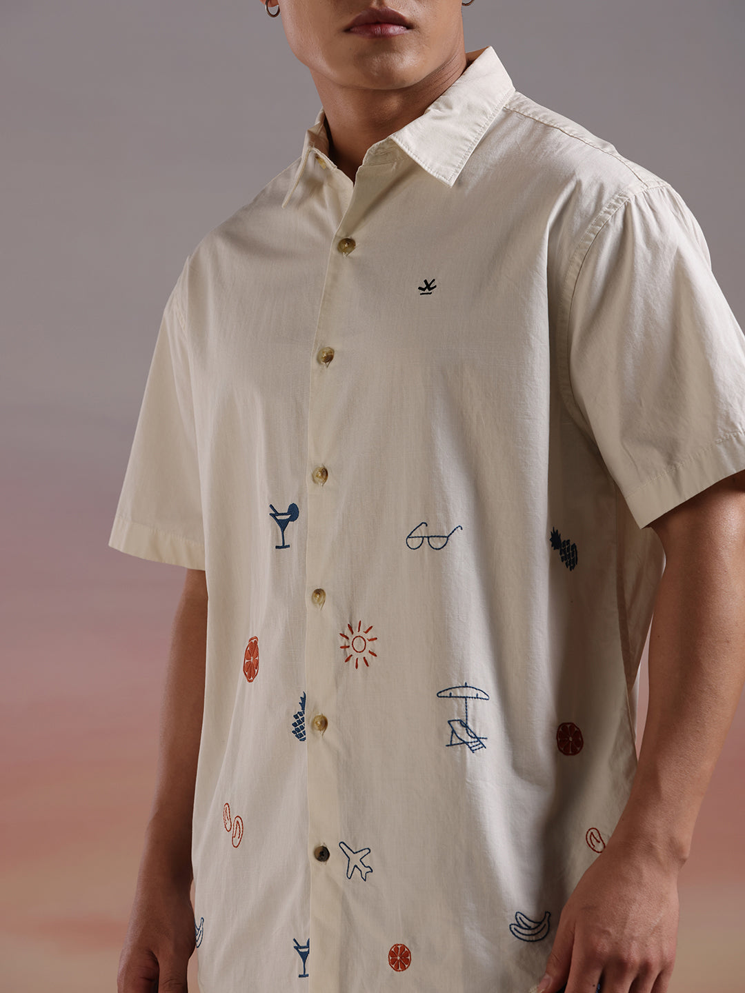 Summer Time Half Sleeve Shirt