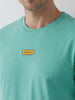 Slim Fit Placement Printed T-Shirt | Green