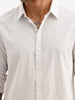 Classic Striped Full Sleeve Shirt | Grey