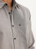 Regular Fit AOP Shirt | Dark Grey