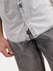 Slim Fit Faded Denim Shirt  | Grey