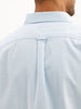 Classic Solid Double Placket Shirt | Blue