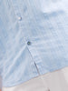 Modal Blend Seersucker Shirt In Slim Fit | Light Blue
