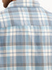Oversized Checkered Full Sleeve Shirt | Blue