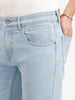 Solid Slim Fit Denim Jeans | Light Blue