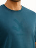 Slim Fit HD Printed T-Shirt | Teal