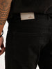 Solid Skinny Fit Denim Jeans | Black