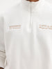 Oversized Fit Embroidered Detail Sweatshirt | Off White
