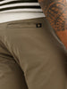 Classic Solid Slim Fit Trouser | Olive