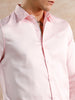 Solid Stretch Cotton Blend Shirt | Pink