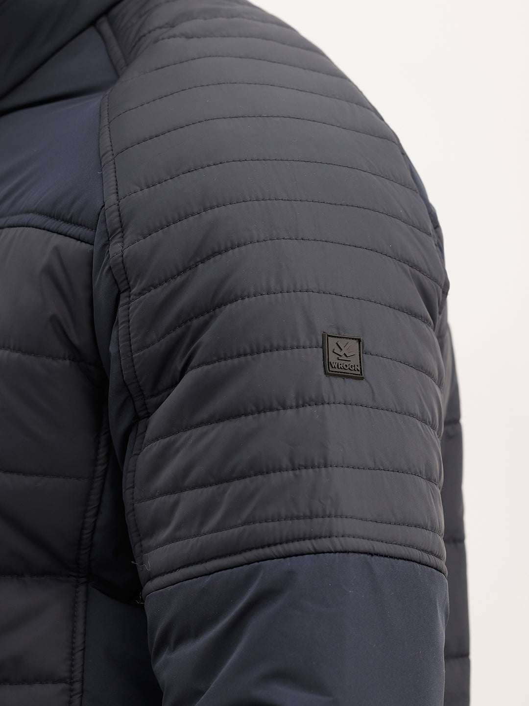 Classic Regular Fit Puffer Jacket | Blue