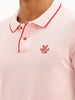 Slim Fit Tipping Collar Polo T-Shirt | Pink