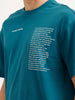 Oversized Fit Cut & Sew T-Shirt | Teal