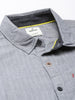 Solid Slim Fit Cotton Shirt