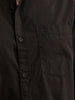 Solid Regular Fit Full Sleeve Shirt | Black