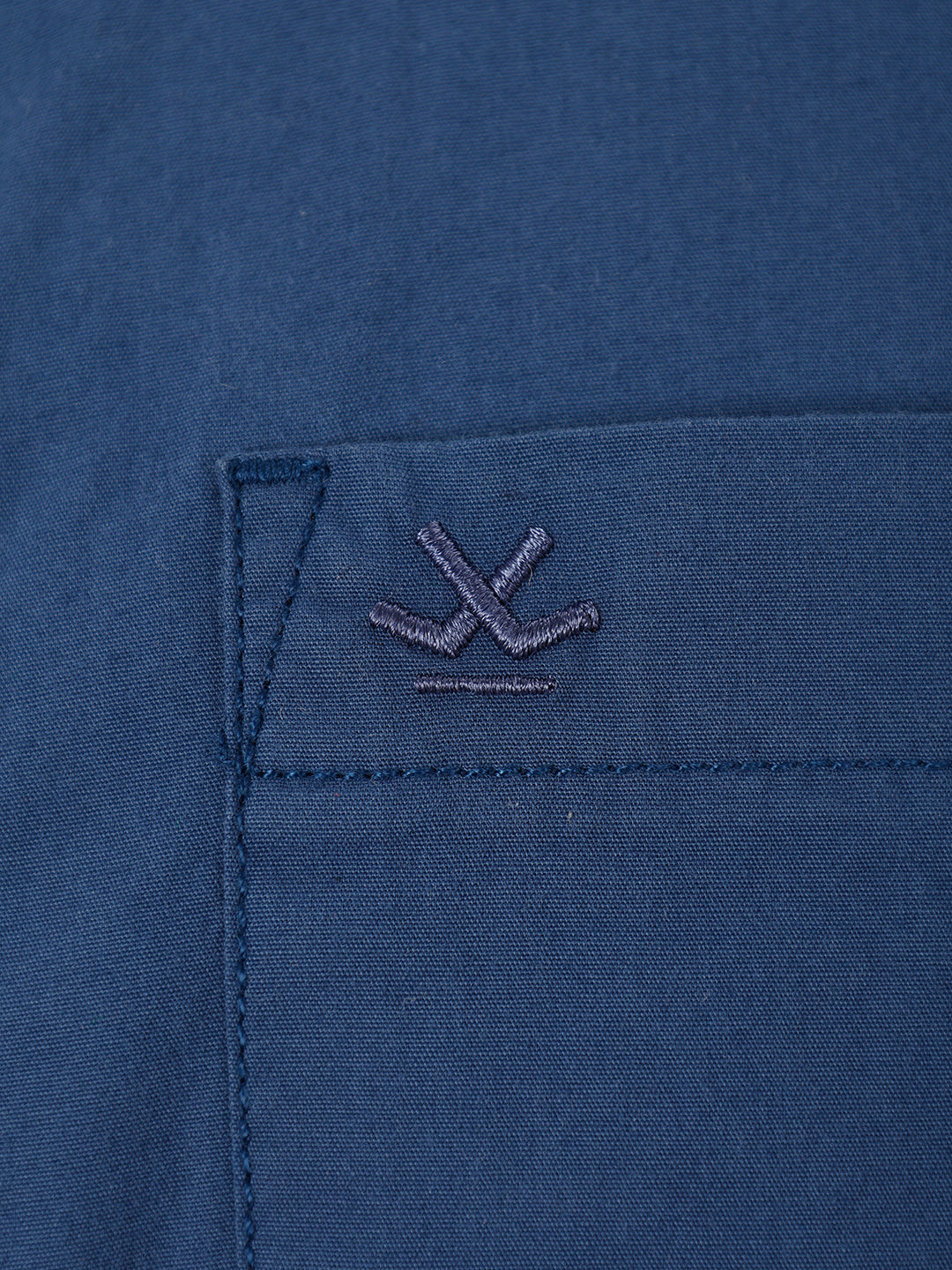 Solid Regular Fit Full Sleeve Shirt | Blue