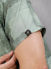 Fluid Viscose Shirt With Photo Reel Print  |  Green