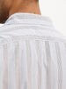 Classic Slim Fit Striped Shirt | Light Blue