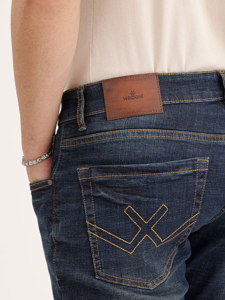 Slim Fit Daded Denim Jeans | Blue