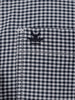 Slim Fit Gingham Checkered Shirt | Dark Blue
