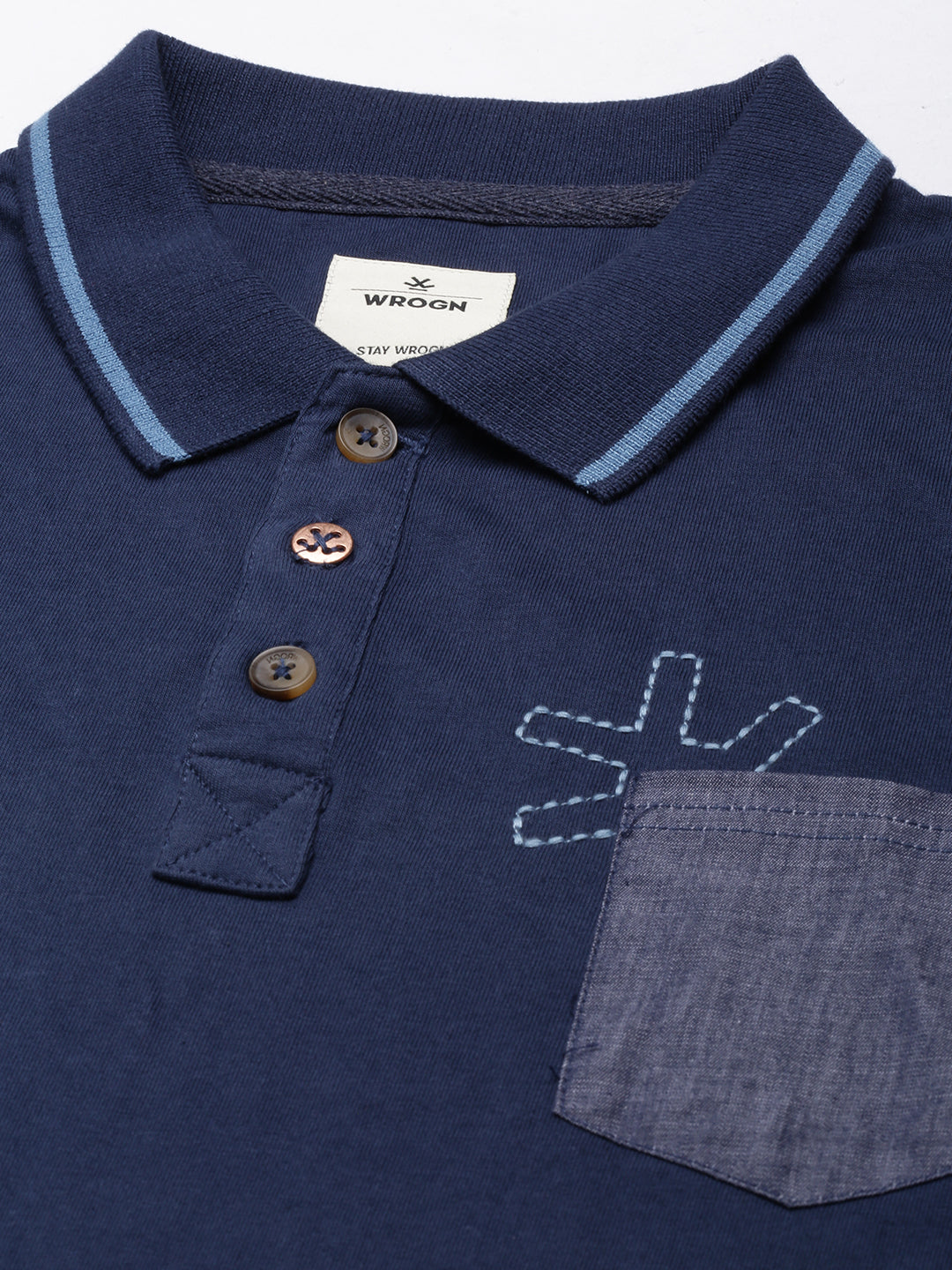 Classic Stitch Solid Polo T-shirt