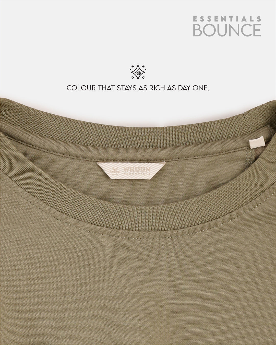 No Brainer Bounce Oversized T-Shirt | Essential | Olive