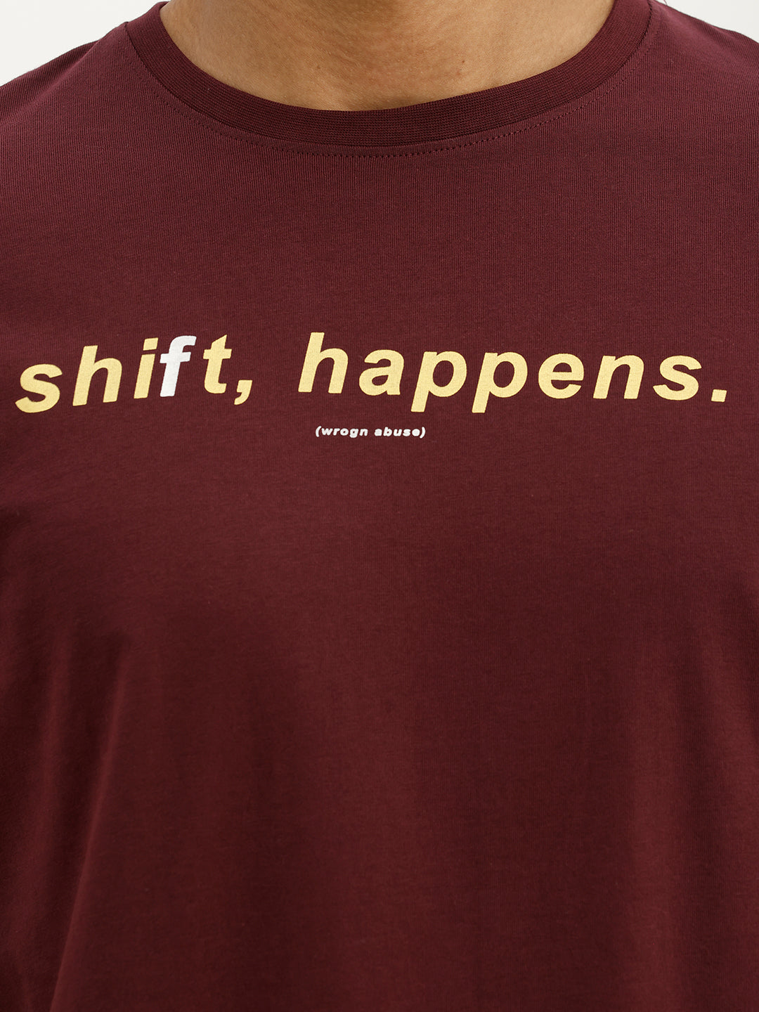 Slim Fit Placement Printed T-Shirt | Purple