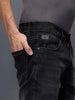 Wrogn Men's Slim Tapered Fit Jeans | Grey