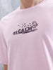 Men’s Casual Regular Fit Graphic T-Shirt | Pink