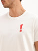 Classic Placement Printed T-Shirt | White | WSTS054DF