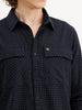 Slim Fit Double Pocket Shirt | Dark Blue