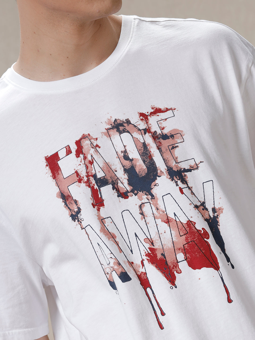 Fade Away Oversized Cotton T-Shirt