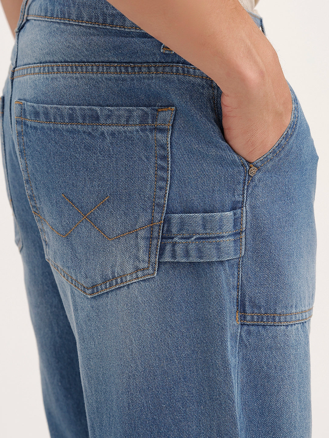 Loose Fit Denim Jeans | Blue