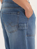 Loose Fit Denim Jeans | Blue