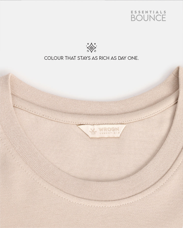 No Brainer Bounce Oversized T-Shirt | Essential | Beige