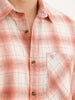 Regular Fit Full Sleeve Checkered Shirt | Red