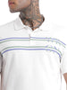 Apex White Cotton Polo T-Shirt