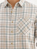 Regular Fit Checkered Shirt  | Teal